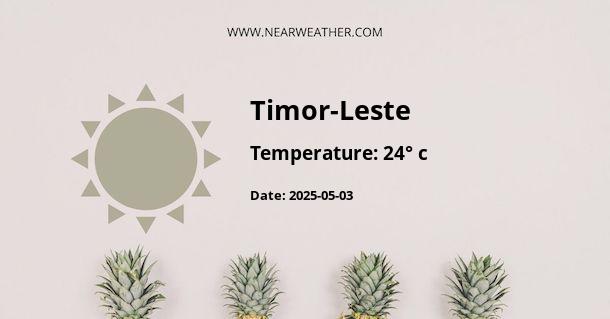 Weather in Timor-Leste