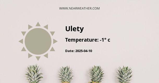 Weather in Ulety