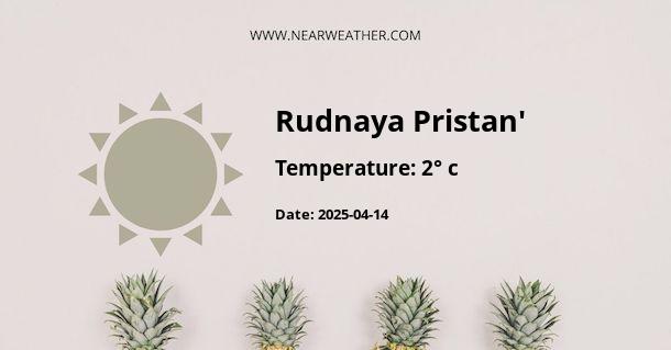 Weather in Rudnaya Pristan'