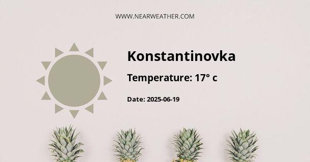 Weather in Konstantinovka