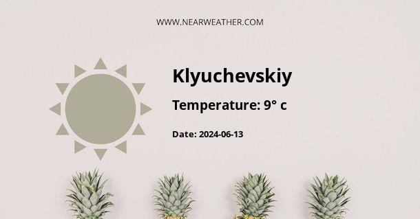 Weather in Klyuchevskiy