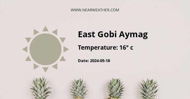 Weather in East Gobi Aymag