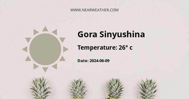 Weather in Gora Sinyushina