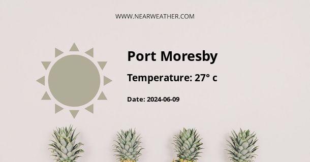 Weather in Port Moresby