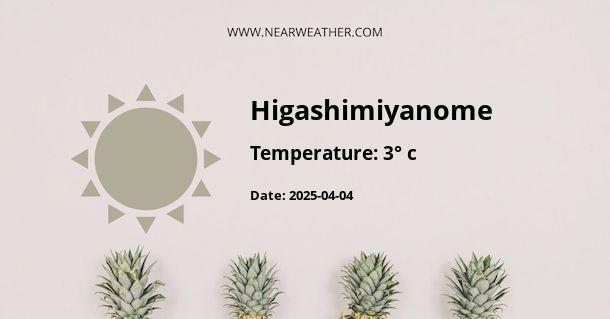 Weather in Higashimiyanome