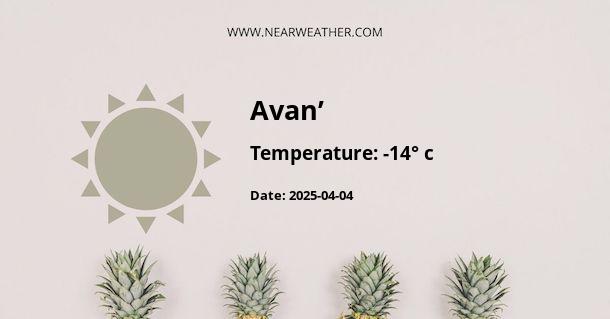 Weather in Avan’