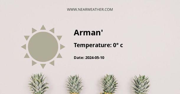 Weather in Arman'