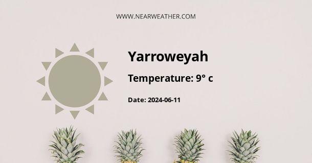 Weather in Yarroweyah