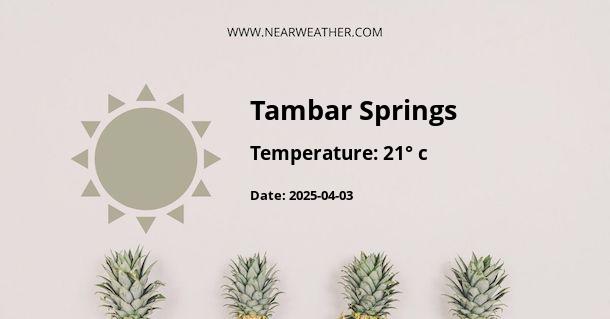 Weather in Tambar Springs