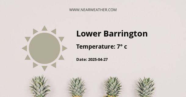 Weather in Lower Barrington