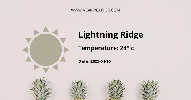 Weather in Lightning Ridge