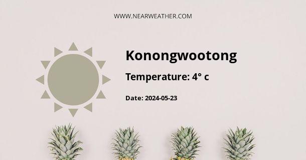 Weather in Konongwootong