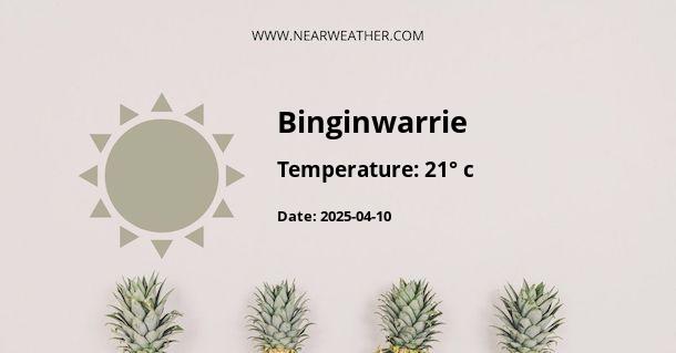 Weather in Binginwarrie