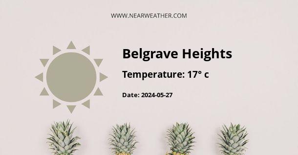 Weather in Belgrave Heights