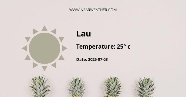 Weather in Lau