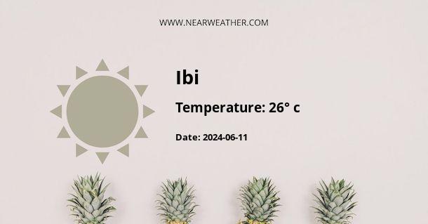 Weather in Ibi