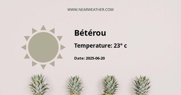 Weather in Bétérou