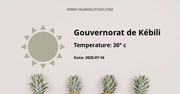 Weather in Gouvernorat de Kébili