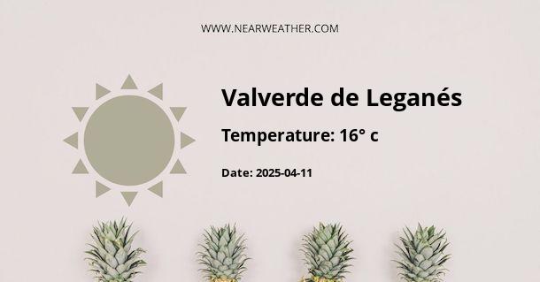 Weather in Valverde de Leganés