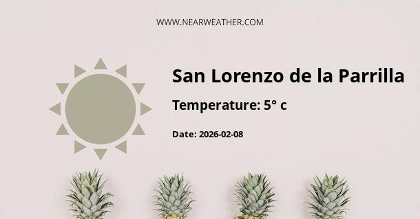 Weather in San Lorenzo de la Parrilla