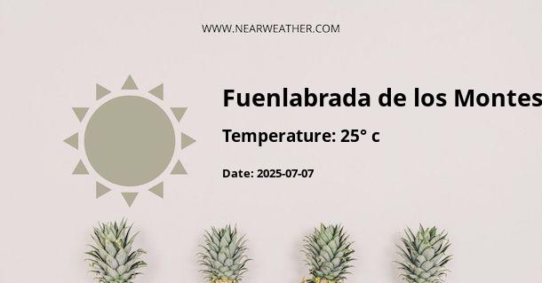 Weather in Fuenlabrada de los Montes