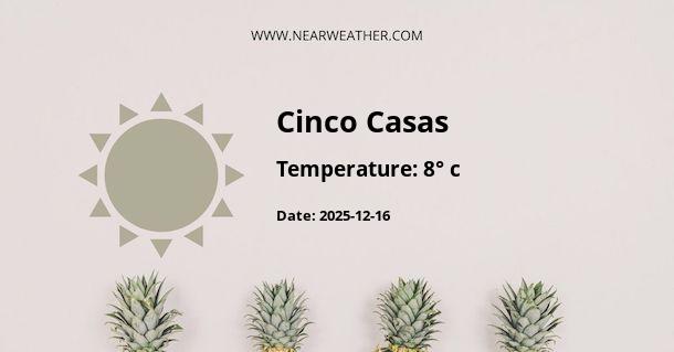 Weather in Cinco Casas