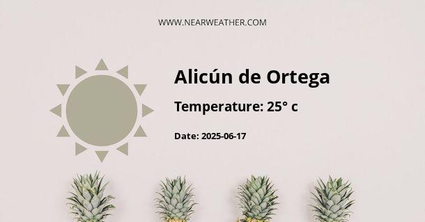 Weather in Alicún de Ortega