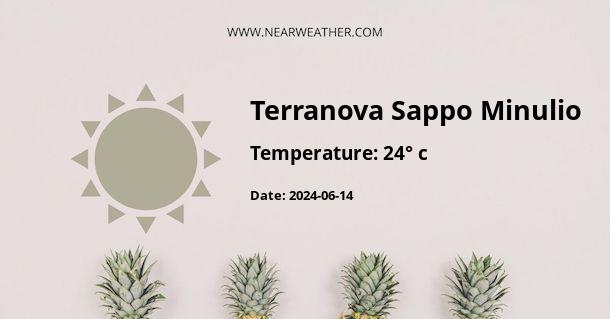 Weather in Terranova Sappo Minulio
