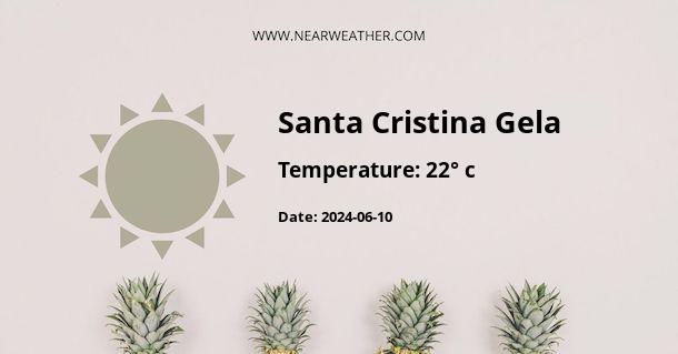 Weather in Santa Cristina Gela