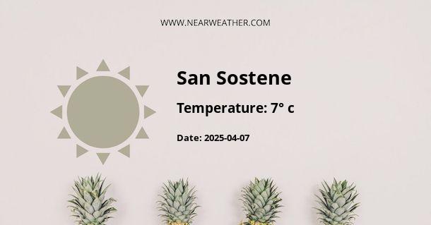 Weather in San Sostene