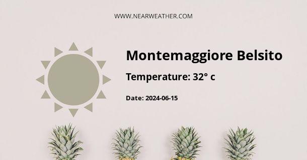Weather in Montemaggiore Belsito