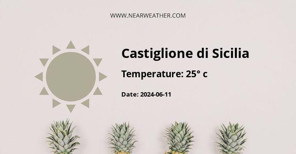 Weather in Castiglione di Sicilia