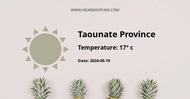 Weather in Taounate Province