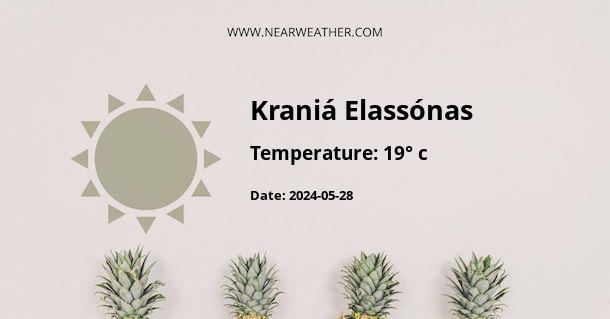 Weather in Kraniá Elassónas