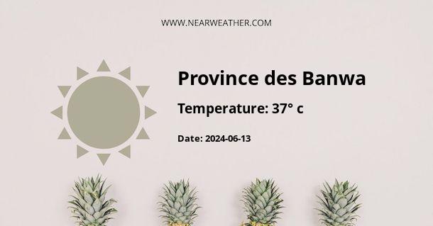 Weather in Province des Banwa
