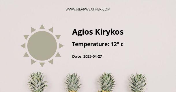 Weather in Agios Kirykos