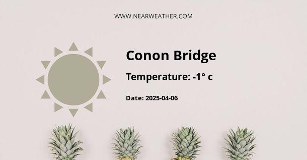 Weather in Conon Bridge