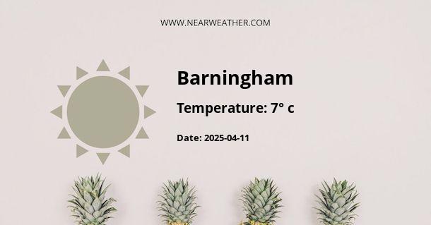 Weather in Barningham