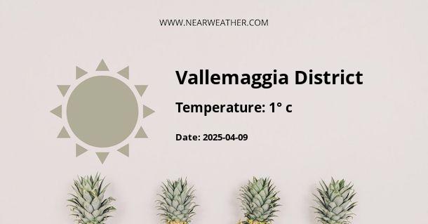 Weather in Vallemaggia District