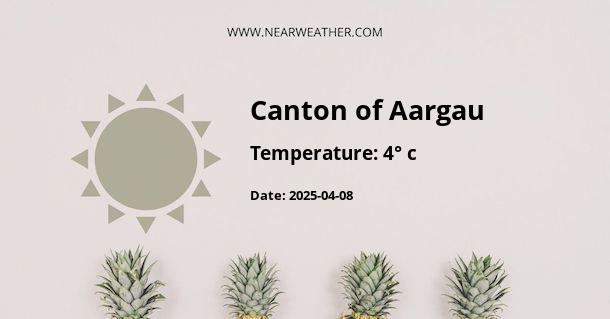 Weather in Canton of Aargau