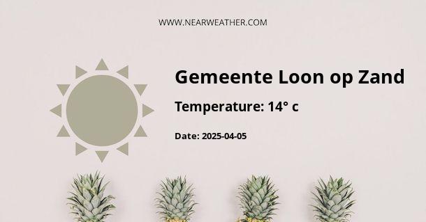 Weather in Gemeente Loon op Zand