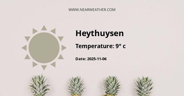 Weather in Heythuysen