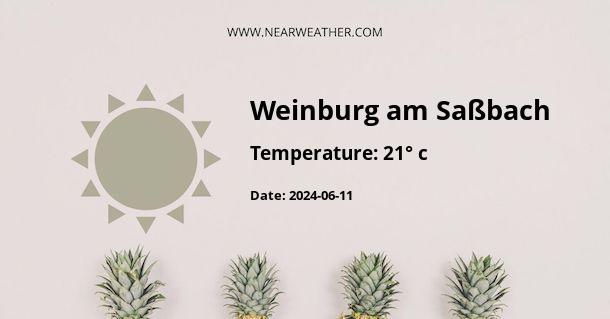 Weather in Weinburg am Saßbach