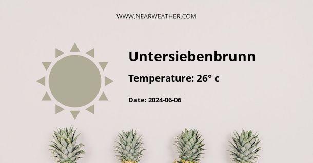 Weather in Untersiebenbrunn