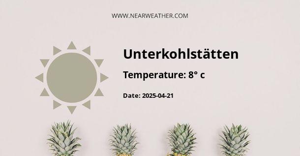 Weather in Unterkohlstätten