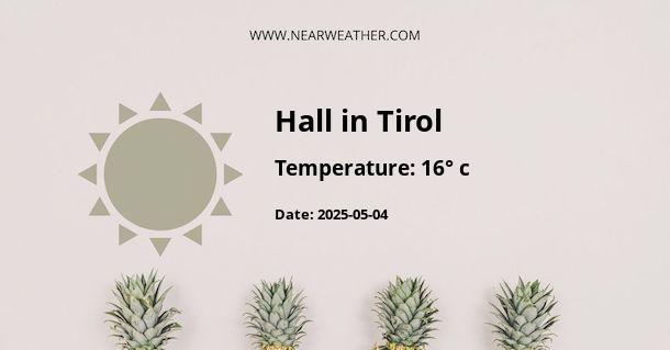 Weather in Hall in Tirol