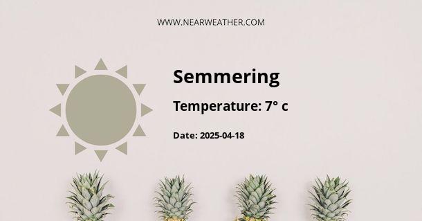 Weather in Semmering