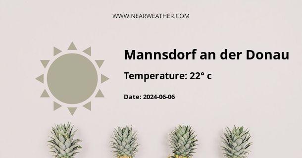 Weather in Mannsdorf an der Donau
