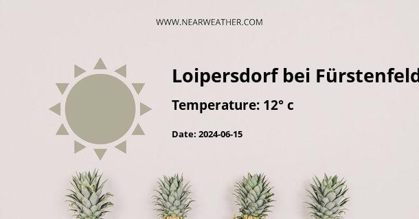 Weather in Loipersdorf bei Fürstenfeld