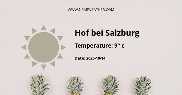 Weather in Hof bei Salzburg